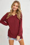 Crushed Cranberries Oversized Sweater