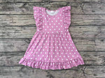 Spring in Your Step Lavender Polka Dot Dress