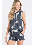 Classic and Comfy Navy Stars Shorts