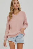 Super Soft Chenille Blush Sweater