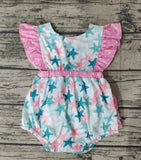 Starfish and Polka Dots Bubble Romper