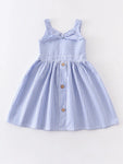 Slice of Summer Blue Cotton Dress