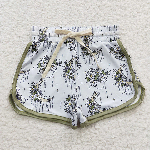 Over the Moon Olive Shorts