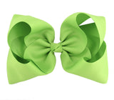 Jumbo 8" Hair Bow  - Green