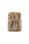 Little Fashionista Gold Faux Fur Vest