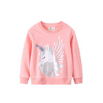 Glitter Pink Unicorn Sweatshirt