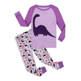 Purple Dino Jammies 2 Piece Set