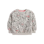 Snow Fun Grey Crew Sweatshirt