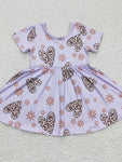 Lucky Lavender Leopard Heart Dress