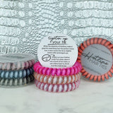 Hotline Hair Ties Crystal Clear Set