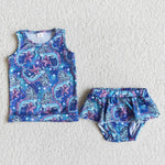 Magic and Mystery Girls Tankini Swim Set