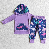 Hear Me Rawr Dino Hoodie and Pant Set