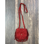 Red Fringe Girls Purse