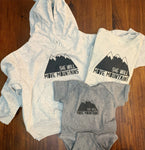 She Will Move Mountains Grey Hoodie