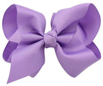 Jumbo 8" Hair Bow  - Purple