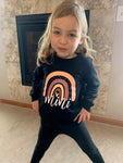 Mini Black Crew Sweatshirt