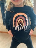 Mini Black Crew Sweatshirt