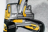 Moving & Grooving Construction Boy Grey Tee