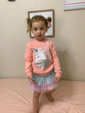 Glitter Pink Unicorn Sweatshirt