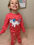 Pink Unicorn Jammies 2 Piece Set