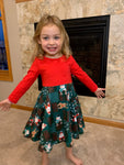 Rocking Christmas Red Twirl Dress