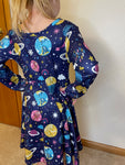 Spectacular Space Long Sleeve Dress