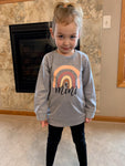 Mini Grey Crew Sweatshirt