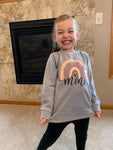 Mini Grey Crew Sweatshirt