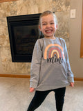 Mini Grey Crew Sweatshirt