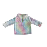 Spring Time Tie Dye Sherpa Pullover