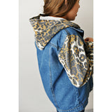 Feeling Feisty Leopard Denim Jacket