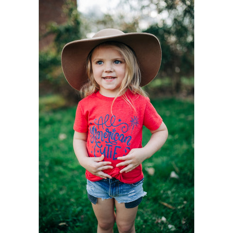 American Cutie Red Short Sleeve Tee