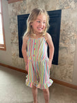 Sherbet Stripes Rainbow Romper