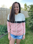 Summer Campfire Lightweight Blush Hoodie