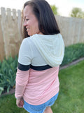 Summer Campfire Lightweight Blush Hoodie