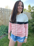 Summer Campfire Lightweight Blush Hoodie