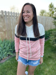 Summer Campfire Lightweight Blush Hoodie