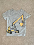 Moving & Grooving Construction Boy Grey Tee