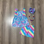 All The Frills Mermaid Tank and Shorts Set